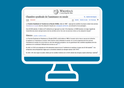 Découvrez-nous sur Wikipédia