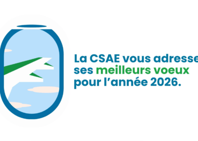 La CSAE vous souhaite une bonne année 2026 !